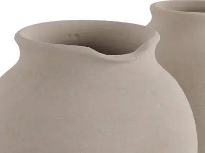 Modern Handcrafted Vases 3D model