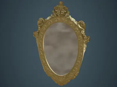 Mirror 2A Low-poly 3D model