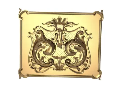  decorative pattern ready for 3D printing 3D model 227