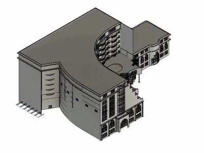 Hotel compelete revit projec 02 3D model