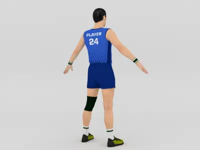 Volleyball Player V2 3D model