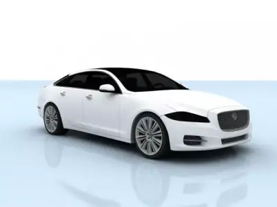 Jaguar XJ 2010 3D model
