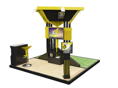 Booth Exhibition Stand a616b 3D model