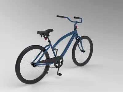 cycle 3D model Low poly Low-poly 3D model