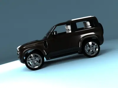  Defender  Low-poly 3D model