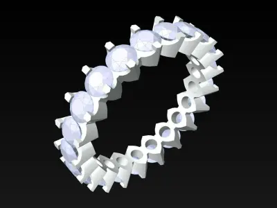Diamond Ring  - N3806 Free 3D print model
