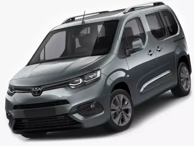 Toyota Proace City Verso 2019 3D model