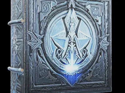 Lich King - Frostmourne v1 3D print model 1 3D model