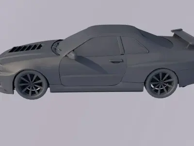 r34 skyline 3D model