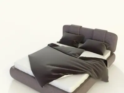 bedroom bed Free 3D model