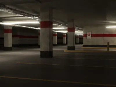 Parking Level 3D model
