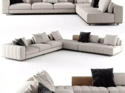 Modern Freeman Sofa 05 3D model