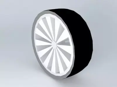 Tires - 1 wheel Free 3D model