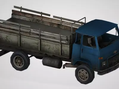 Vehicle - Truck 01 Low-poly 3D model