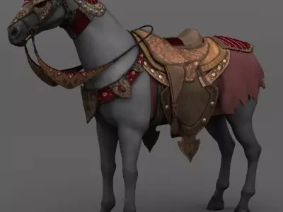 War horse 3D model