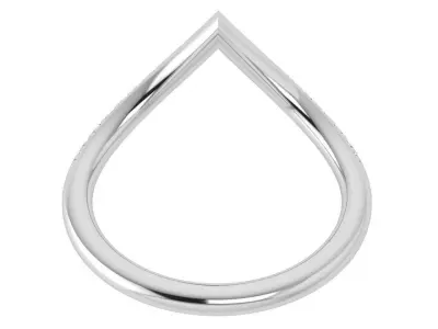 V Diamond Ring 4354 3D print model