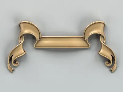 Decorative Ribbon 002 3D model