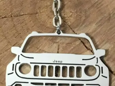 Portachiavi Jeep Renegade 3D model