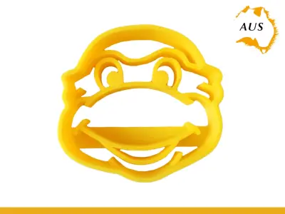TMNT Ninja Turtle Cookie Cutter Fruit Cake Biscuit Mold Decor Free 3D print model