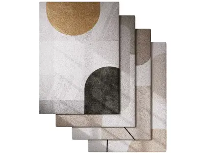 Rug Set 08 3D model
