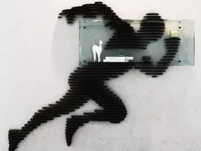 SHELF RUNING MAN 3D model