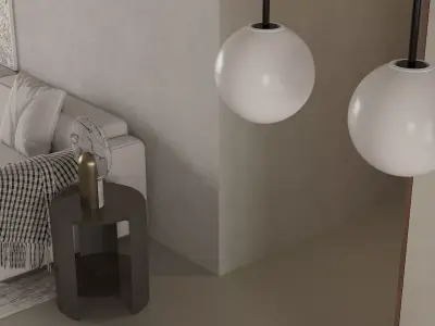 japanese living room dining room interior scenes 19 3D model