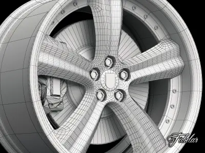 Artega GT rim 3D print model