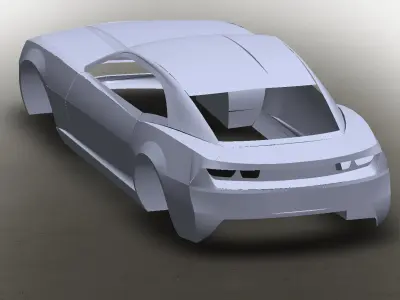 Chevy Camaro body Free 3D model