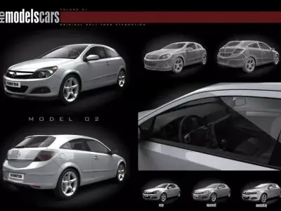 Car Opel Astra Iii 3D model