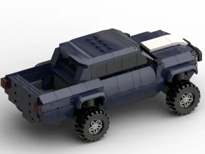 MocBricks3D - Lego Racing Truck 3D print model