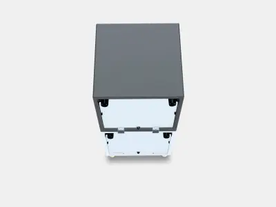 EKET Cabinet combination with legs 5 Low-poly 3D model