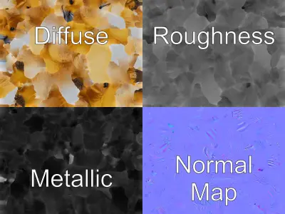 GoldenSun Retriever fluffy companion model pack Low-poly 3D model