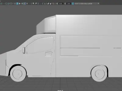 Truck Food 3D model