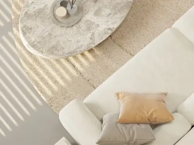 Modern residential indoor 3D model