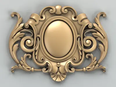 Cartouche 003 3D model