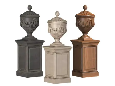 Classic outdoor Vase 3D model