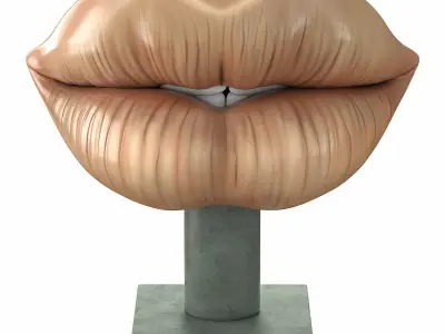 Lips Figurine 3D model