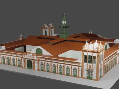 Public Market of Pelotas-RS 3D model