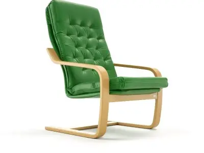 JECH Atlas rocking chair 3D model 3D model