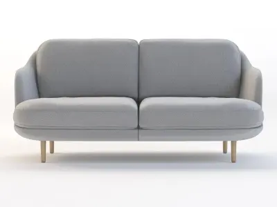 Fritzhansen Lune Sofa By Jaime Hayon 3D model
