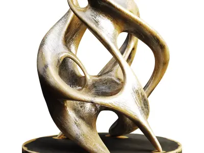 Abstract Sculpture Low-poly 3D model buy