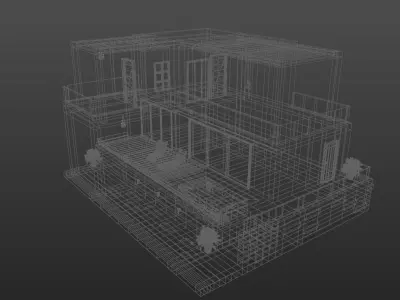 Modern house  3D model