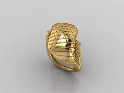 Women Plain Ring Ready STL Models Womens Ring 3d models 3D print model 32