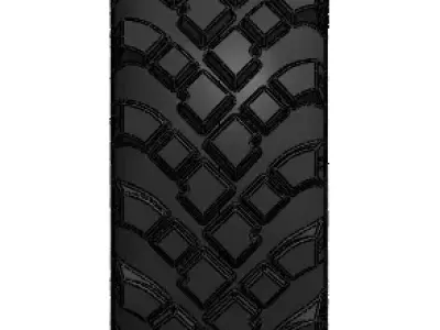 Truck Tire Low-poly 3D model