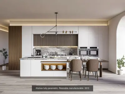 Kitchen parametric Resizable  Collection No 3  of 16 Scenes