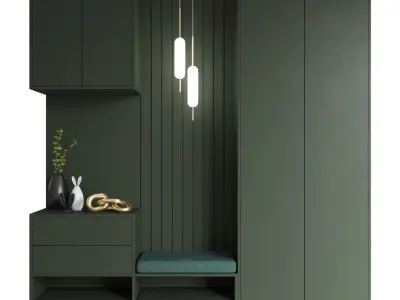 Composition in the hallway 3D model