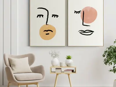 Photo Frame 40 Low-poly 3D model