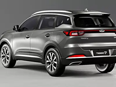 Chery Tiggo 7 2024 with Interior 3D model