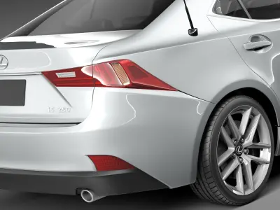 Lexus IS 2014 3D model