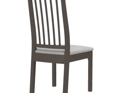 Ekedalen Chair Dark Brown 3D model